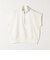 quaranciel:〈洗濯機可能〉ライト ポンチ ハーフジップ フレンチスリーブ TEE