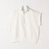 quaranciel:〈洗濯機可能〉ライト ポンチ ハーフジップ フレンチスリーブ TEE