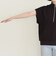 quaranciel:〈洗濯機可能〉ライト ポンチ ハーフジップ フレンチスリーブ TEE