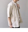 SHIPS any: ピュアリネン キャンプポケット ハーフスリーブ オープン シャツ◇