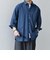 SHIPS any:〈洗濯機可能〉コットン/リネン ７分袖 レギュラー シャツ 25SS◇