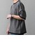 SHIPS any:〈洗濯機可能〉コードパイル リバーシブル Tシャツ◇