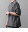 SHIPS any:〈洗濯機可能〉コードパイル リバーシブル Tシャツ◇