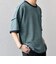 SHIPS any:〈洗濯機可能〉コードパイル リバーシブル Tシャツ◇