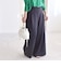 quaranciel:〈洗濯機可能〉ダンボール サイド タック ワイド パンツ