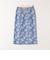SHIPS any:〈洗濯機可能〉Les Olivades ボタニカル プリント Iライン イージー スカート