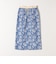 SHIPS any:〈洗濯機可能〉Les Olivades ボタニカル プリント Iライン イージー スカート