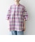 SHIPS any:〈洗濯機可能〉マドラス チェック オーバーサイズ シャツ