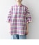SHIPS any:〈洗濯機可能〉マドラス チェック オーバーサイズ シャツ