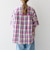 SHIPS any:〈洗濯機可能〉マドラス チェック オーバーサイズ シャツ
