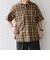 SHIPS any:〈洗濯機可能〉コットン/リネン チェック オープンカラー プルオーバー シャツ◇