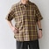 SHIPS any:〈洗濯機可能〉コットン/リネン チェック オープンカラー プルオーバー シャツ◇