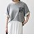 SHIPS any: ドライタッチ 吊り裏毛 ヴィンテージライク カレッジ スウェット Tシャツ◇