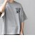 SHIPS any: ドライタッチ 吊り裏毛 ヴィンテージライク カレッジ スウェット Tシャツ◇