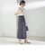 【SHIPS別注】Nell:〈手洗い可能〉デニム タック スカート