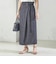 【SHIPS別注】Nell:〈手洗い可能〉デニム タック スカート