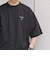 SHIPS any:〈撥水加工〉Teflon EcoElite(TM) 刺繍 バックプリント ロゴ Tシャツ◇