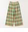 SHIPS any:〈洗濯機可能〉マドラス チェック タック フレア パンツ