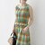 SHIPS any:〈洗濯機可能〉マドラス チェック ノースリーブ ワンピース