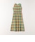 SHIPS any:〈洗濯機可能〉マドラス チェック ノースリーブ ワンピース