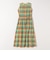 SHIPS any:〈洗濯機可能〉マドラス チェック ノースリーブ ワンピース