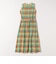SHIPS any:〈洗濯機可能〉マドラス チェック ノースリーブ ワンピース
