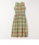 SHIPS any:〈洗濯機可能〉マドラス チェック ノースリーブ ワンピース