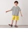 【SHIPS any別注】UNIVERSAL OVERALL: WINDY Jr. ワッペン ボーダー Tシャツ <KIDS>