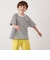 【SHIPS any別注】UNIVERSAL OVERALL: WINDY Jr. ワッペン ボーダー Tシャツ <KIDS>