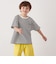 【SHIPS any別注】UNIVERSAL OVERALL: WINDY Jr. ワッペン ボーダー Tシャツ <KIDS>