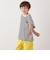 【SHIPS any別注】UNIVERSAL OVERALL: WINDY Jr. ワッペン ボーダー Tシャツ <KIDS>