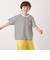【SHIPS any別注】UNIVERSAL OVERALL: WINDY Jr. ワッペン ボーダー Tシャツ <KIDS>