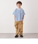 【SHIPS any別注】UNIVERSAL OVERALL: WINDY Jr. ワッペン ボーダー Tシャツ <KIDS>
