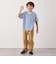 【SHIPS any別注】UNIVERSAL OVERALL: WINDY Jr. ワッペン ボーダー Tシャツ <KIDS>