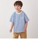 【SHIPS any別注】UNIVERSAL OVERALL: WINDY Jr. ワッペン ボーダー Tシャツ <KIDS>
