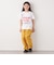 【SHIPS any別注】Collegiate Pacific:〈洗濯機可能〉Vガゼット プリント & 刺繍 Tシャツ<KIDS>