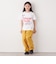【SHIPS any別注】Collegiate Pacific:〈洗濯機可能〉Vガゼット プリント & 刺繍 Tシャツ<KIDS>