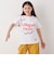 【SHIPS any別注】Collegiate Pacific:〈洗濯機可能〉Vガゼット プリント & 刺繍 Tシャツ<KIDS>