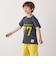 【SHIPS any別注】Collegiate Pacific:〈洗濯機可能〉Vガゼット プリント & 刺繍 Tシャツ<KIDS>