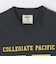 【SHIPS any別注】Collegiate Pacific:〈洗濯機可能〉Vガゼット プリント & 刺繍 Tシャツ<KIDS>