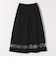 SHIPS any:〈手洗い可能〉ロープ デザイン ギャザー フレア スカート