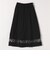 SHIPS any:〈手洗い可能〉ロープ デザイン ギャザー フレア スカート