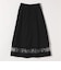 SHIPS any:〈手洗い可能〉ロープ デザイン ギャザー フレア スカート