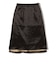 〈手洗い可能〉合成皮革 ウエスト ゴム スカート