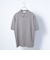 SHIPS any:〈接触冷感〉ハイゲージ リネンミックス サマー ニット ポロシャツ 25SS◇