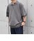 SHIPS any:〈接触冷感〉ハイゲージ リネンミックス サマー ニット ポロシャツ 25SS◇