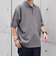 SHIPS any:〈接触冷感〉ハイゲージ リネンミックス サマー ニット ポロシャツ 25SS◇