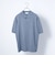 SHIPS any:〈接触冷感〉ハイゲージ リネンミックス サマー ニット ポロシャツ 25SS◇