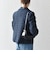 SHIPS any: ツイード シングル ポケット ジャケット［NAVY BLUE］