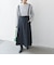 SHIPS any:〈洗濯機可能〉オックス フレア サスペンダースカート［NAVY BLUE］